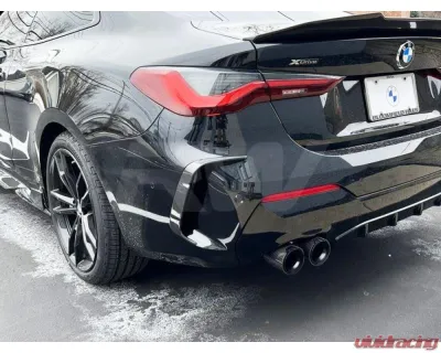 RW Carbon CF Rear Bumper Trims BMW G22 | G23 2021+ - bmwg22019