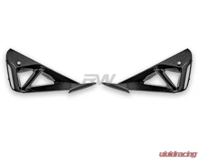 RW Carbon CF Front Bumper Trims BMW G42 2-Series 2021+ - bmwg42013