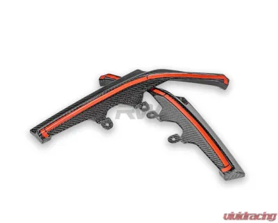 RW Carbon CF Rear Bumper Splitters BMW G42 M240i 2021+ - bmwg42016