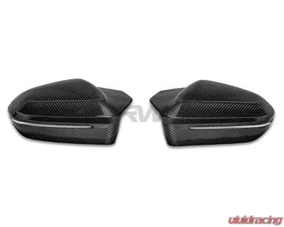 RW Carbon M Styled CF Mirror Cap Replacements BMW G60 | G70 2024+ - bmwg6001