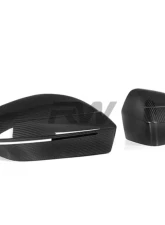 RW Carbon CF Mirror Cap Replacements BMW G60 | G70 2024+                                     - bmwg6002 - Image 2