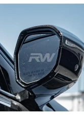 RW Carbon CF Mirror Cap Replacements BMW G60 | G70 2024+                                     - bmwg6002 - Image 3