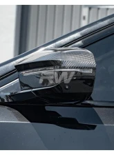 RW Carbon CF Mirror Cap Replacements BMW G60 | G70 2024+                                     - bmwg6002 - Image 4