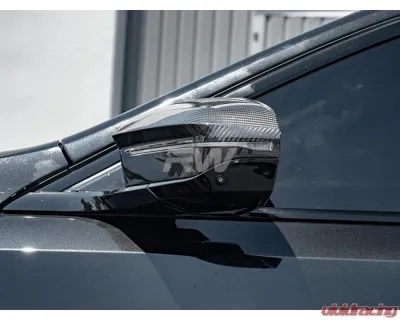 RW Carbon CF Mirror Cap Replacements BMW G60 | G70 2024+ - bmwg6002