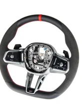 RW Carbon Alcantara Steering Wheel BMW G60 5-Series 2024+                                     - bmwg6007 - Image 3