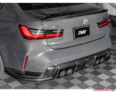 RW Carbon Dry CF Lower Diffuser BMW G80 M3 2021+ - bmwg80025