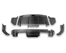 RW Carbon CF GTX Diffuser w/ Undertray BMW G80 M3 2021+