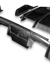 RW Carbon CF GTX Diffuser w/ Undertray BMW G80 M3 2021+                                     - bmwg80026 - Image 2