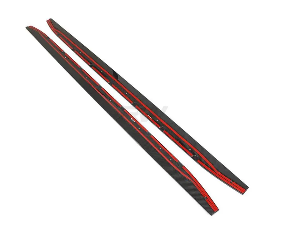 RW Carbon CF Side Skirt Extensions BMW G82 | G83 2021+ - bmwg8210