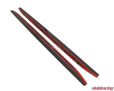 RW Carbon CF Side Skirt Extensions BMW G82 | G83 2021+ - bmwg8210