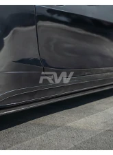 RW Carbon CF Side Skirt Extensions BMW G82 | G83 2021+                                     - bmwg8210 - Image 4