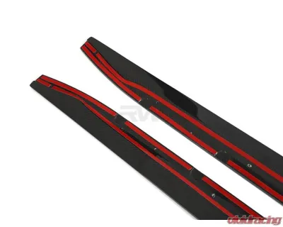 RW Carbon CF Side Skirt Extensions BMW G82 | G83 2021+ - bmwg8210