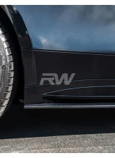 RW Carbon CF Side Skirt Extensions BMW G82 | G83 2021+                                     - bmwg8210 - Image 3