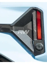 RW Carbon CF DTM Rear Reflector Trim BMW G87 M2 2023+                                     - bmwg87017 - Image 5