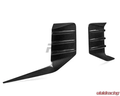 RW Carbon CF Performance Style Rear Bumper Trim BMW G87 M2 2023+ - bmwg87021