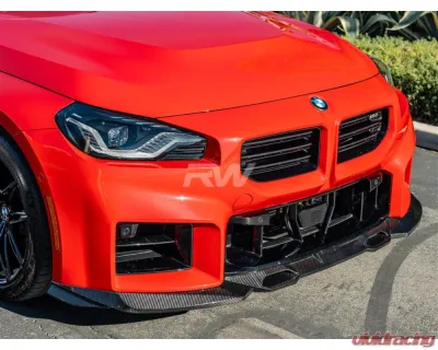 RW Carbon CF GTX Front Lip Spoiler BMW G87 M2 2023+ - bmwg87025