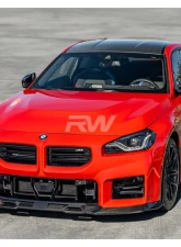 RW Carbon CF GTX Front Lip Spoiler BMW G87 M2 2023+                                     - bmwg87025 - Image 2