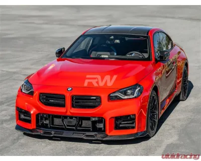 RW Carbon CF GTX Front Lip Spoiler BMW G87 M2 2023+ - bmwg87025