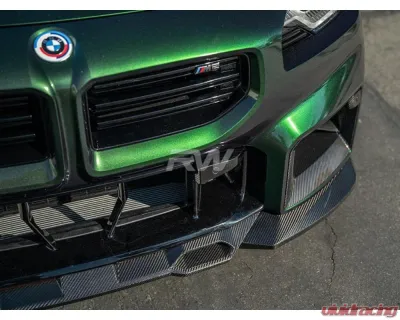 RW Carbon CF GTX Front Lip Spoiler BMW G87 M2 2023+ - bmwg87025