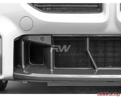 RW Carbon CF OE Style Center Front Bumper Trim BMW G87 M2 2023+ - bmwg87030