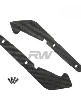 RW Carbon CF Front Splash Guards BMW G87 M2 2023+                                     - bmwg87031 - Image 2