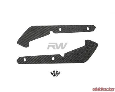 RW Carbon CF Front Splash Guards BMW G87 M2 2023+ - bmwg87031