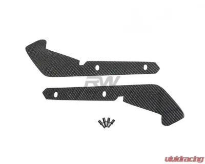 RW Carbon CF Front Splash Guards BMW G87 M2 2023+ - bmwg87031