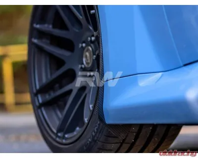 RW Carbon CF Front Splash Guards BMW G87 M2 2023+ - bmwg87031