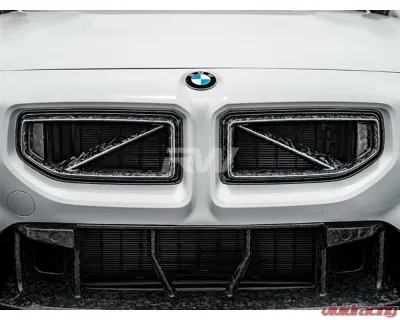 RW Carbon Forged Carbon GTX Grilles BMW G87 M2 2023+ - bmwg87039