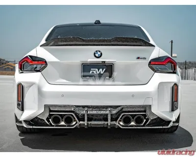 RW Carbon Forged Carbon DTM Diffuser BMW G87 M2 2023+ - bmwg87041