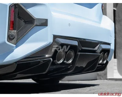 RW Carbon CF GTX Diffuser w/ Undertray BMW G87 M2 2023-2024 - bmwg87043