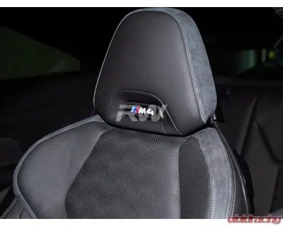 RW Carbon CF Seat Emblem Cover BMW M - bmwg87047
