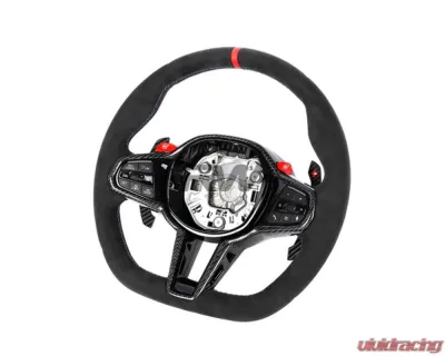 RW Carbon CF LCI Alcantara Steering Wheel BMW G8X 2025+ - bmwg8x028