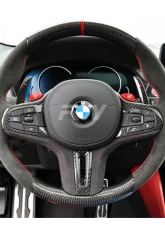 RW Carbon CF Steering Wheel BMW 2018+                                     - bmwg8x030 - Image 5