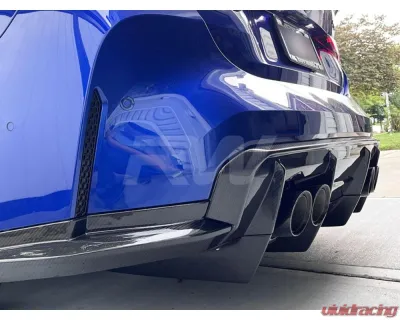 RW Carbon CF GTX Diffuserw/ Undertray BMW M4 2021+ - bmwg8x031