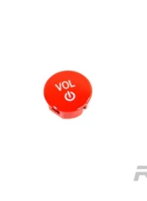 RW Carbon Red Audio Volume Button BMW                                     - bmwg8x032 - Image 2