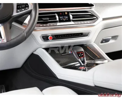 RW Carbon Red Audio Volume Button BMW - bmwg8x032