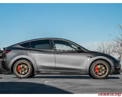 RW Carbon CF Side Skirt Extensions Tesla Model Y 2020+ - tesla033