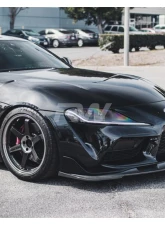RW Carbon CF Front Lip Spoiler Toyota Supra 2020+                                     - toyota03 - Image 4