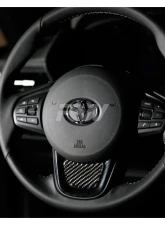 RW Carbon CF Steering Wheel Trim Toyota Supra 2020+                                     - toyota05 - Image 2