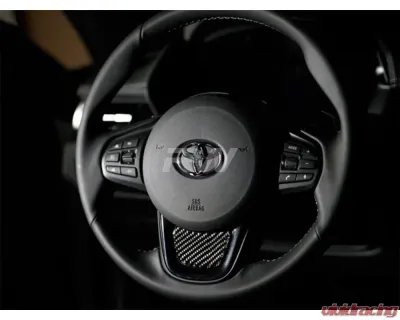 RW Carbon CF Steering Wheel Trim Toyota Supra 2020+ - toyota05