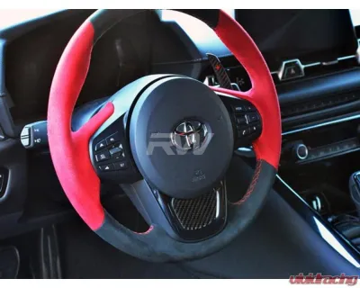 RW Carbon CF Steering Wheel Trim Toyota Supra 2020+ - toyota05
