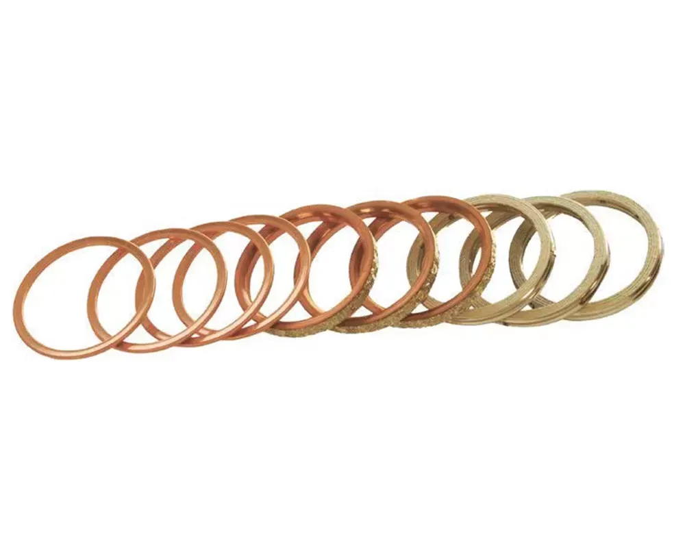 K&L 10pcs Exhaust Pipe Gaskets Kawasaki ZX1400 Ninja ZX-14R|ZG1400 Concours 2006-2012 - 16-4136