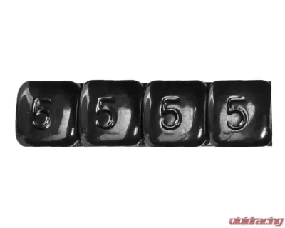 K&L 360pcs 5g Black Stick-On Wheel Weights - 32-3493