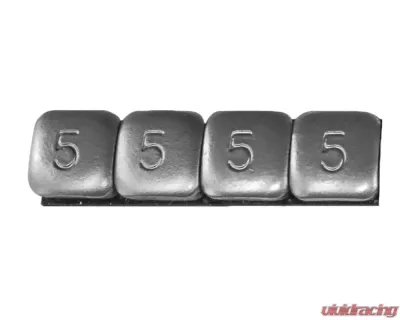 K&L 360pcs 5g Silver Stick-On Wheel Weights - 32-3494