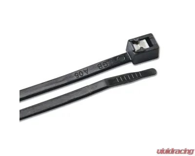 Ancor 8" UV Black Self Cutting Cable Zip Ties - 50-Pack - 199277