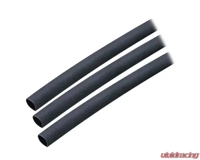 Ancor Adhesive Lined Heat Shrink Tubing (ALT) - 1/4" x 3" - 3-Pack - Black - 303103