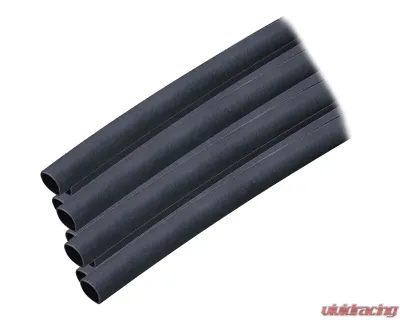 Ancor Adhesive Lined Heat Shrink Tubing (ALT) - 1/4" x 6" - 10-Pack - Black - 303106