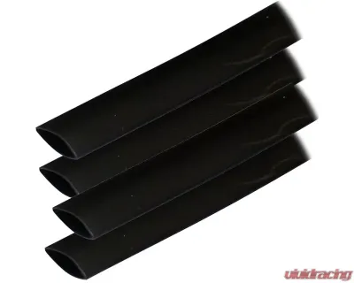 Ancor Adhesive Lined Heat Shrink Tubing (ALT) - 3/4" x 12" - 4-Pack - Black - 306124