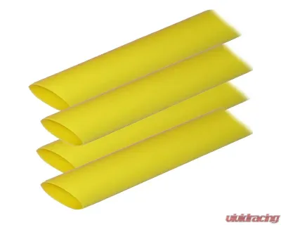 Ancor Adhesive Lined Heat Shrink Tubing (ALT) - 3/4" x 12" - 4-Pack - Yellow - 306924